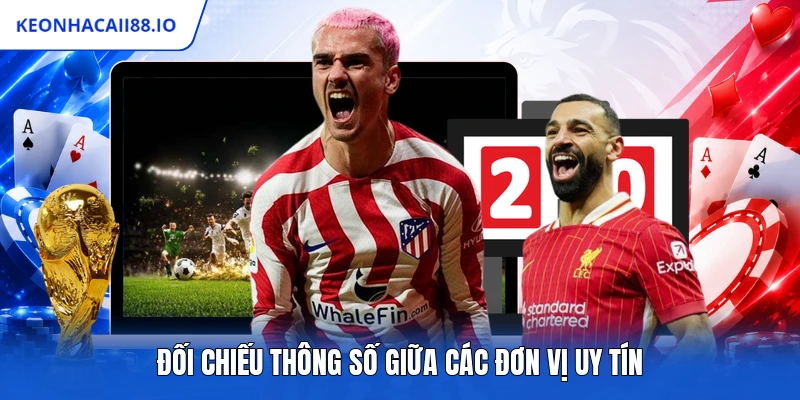 Đối chiếu thông số giữa các đơn vị uy tín